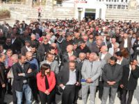 Tunceli’de çadırın kaldırılması protesto edildi