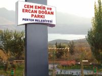 Emir ve Doğan’ın isimleri parkta yaşayacak