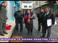 Çemişgezek’te Sigara denetimi yapıldı
