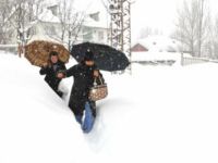 Ovacık’ta Kar 1 Metreye Ulaştı