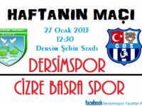 Dersimspor Pazar Günü Taraftarla Buluşacak