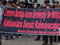 Tunceli Üniversitesi’nde Halepçe katliamı protesto edildi