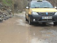 Tunceli-Ovacık Karayolunda Taşkın