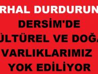 Çevrecilerden Kültür ve Turizm Bakanlığına çağrı