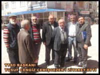 TTSO Başkanı Cengiz, Çemişgezek’i ziyaret etti