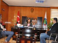 Fırat Aksa Tunceli İl Müdürü Şeker’den Şahin’e ziyaret