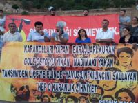 Tunceli'de Sivas Olayları Protestosu