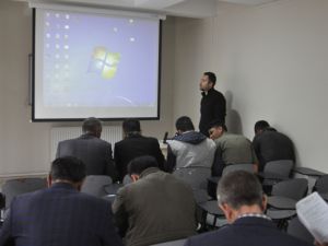 Tunceli'de riskli meslekte çalışanlara iş güvenliği kursu veriliyor