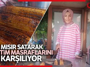 Mısır satarak eğitim masraflarını karşılıyor
