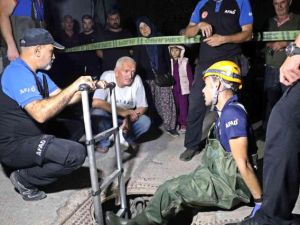 Mermerciye bırakılan 'ceset krokisi' ekipleri alarma geçirdi
