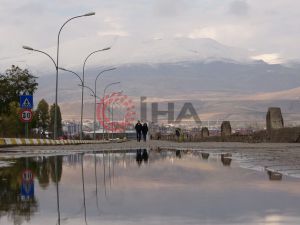 Nemrut Kalderası beyaza büründü