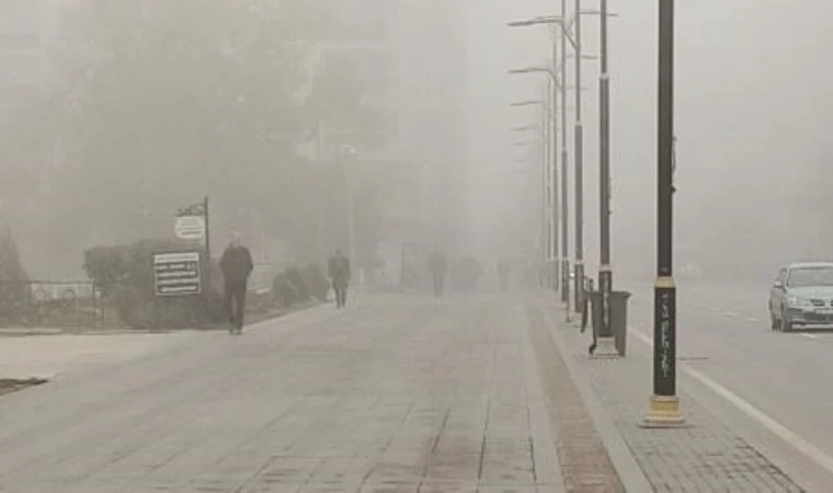 Sivas’ta yoğun sis etkili oldu