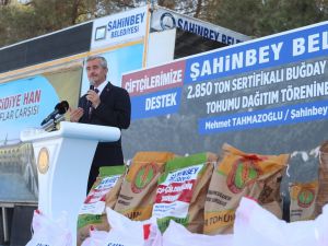 Gaziantep'te çiftçiye büyük destek