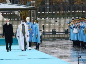 Cumhurbaşkanı Erdoğan, BAE Veliaht Prensi bin Zayed'i resmi törenle karşıladı