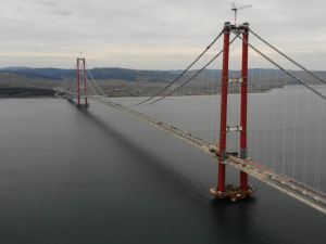 1915 Çanakkale Köprüsü'nde asfaltlama çalışmaları tamamlandı
