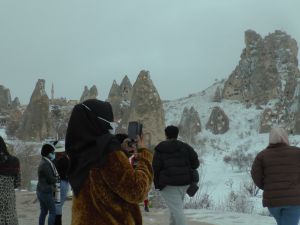 Kapadokya'da ziyaretçi sayısı artmaya devam ediyor