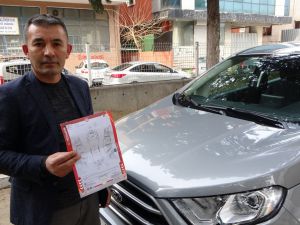 Tokat'tan gelip İstanbul'da aldığı sıfır araç 50 bin TL hasarlı çıktı