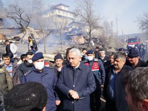 Vali Çakır'dan yangın açıklaması