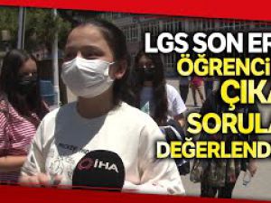 LGS'ye giren Öğrenciler sınav sorularını değerlendirdi