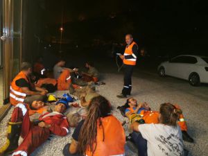Onlar yangının gönüllü kahramanları