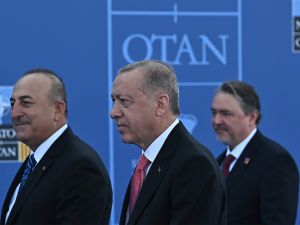 Cumhurbaşkanı Erdoğan, NATO Zirvesi için fuar alanında